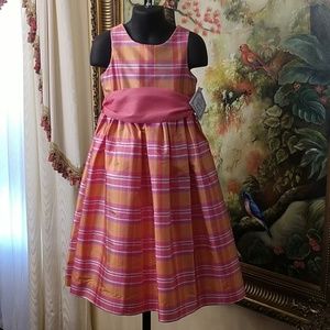 Bailey Boys Plaid Silk Dress Size 4, Adorable!